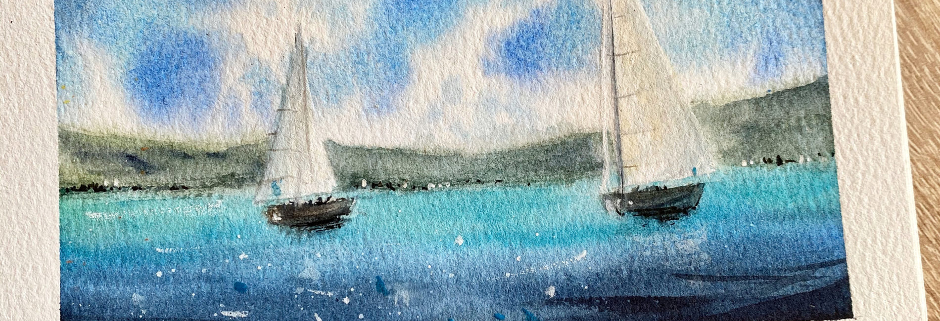 watercolor sails