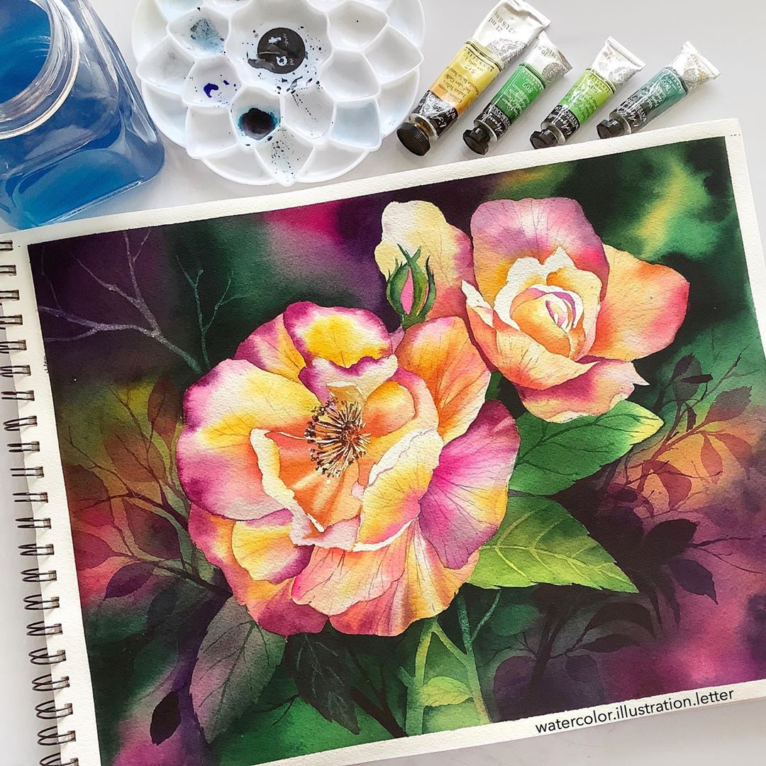 Reinvent Yourself - Beginners Watercolor Sketchbook Series, Dhritikana  Nath